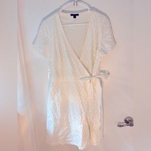 TOMMY HILFIGER size 14 white dress